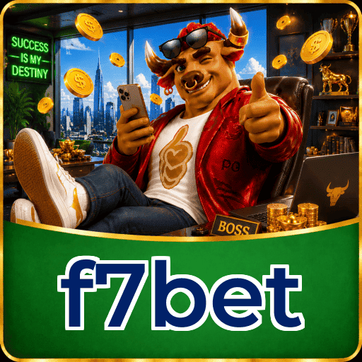 f7bet Logo - Bônus com Rollover Justo